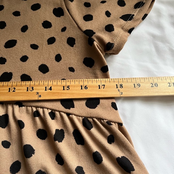 Perfect Peach Babydoll cheetah print top size small - Picture 4 of 6